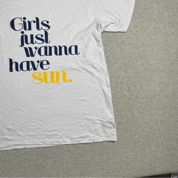 J. Crew Shirt Womens Small White Short Sleeve Tee Graphic Print Casual Adult - Picture 2 of 13